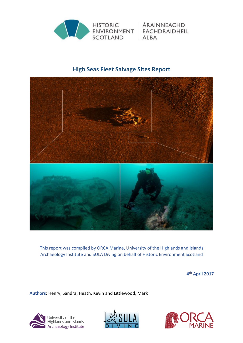 High Seas Fleet Salvage Sites Report