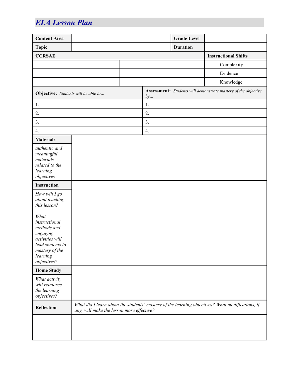 Lesson Plan Template s23