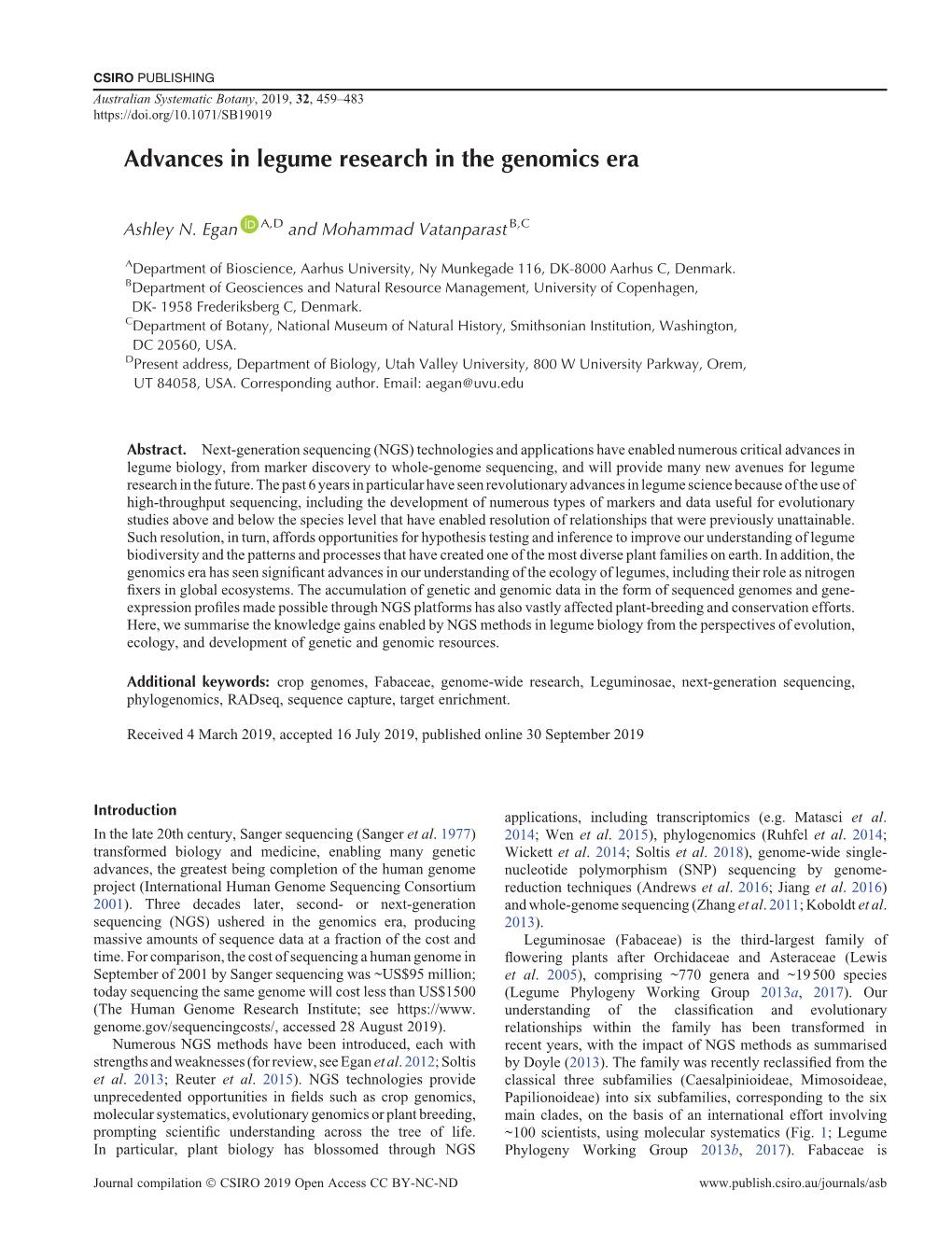 Advances in Legume Research in the Genomics Era