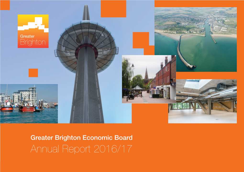 Annual Report 2016/17 CITY REGION HIGHLIGHTS OUR FUTURE Our Barriers to Growth TOP TOP