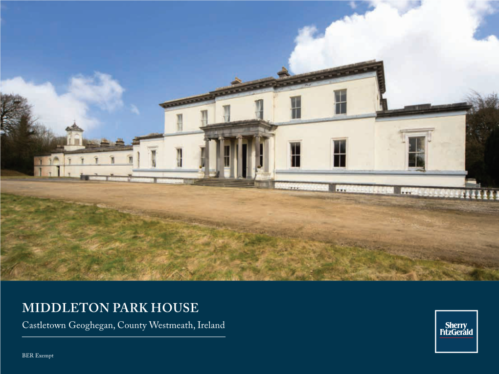 MIDDLETON PARK HOUSE Castletown Geoghegan, County Westmeath, Ireland