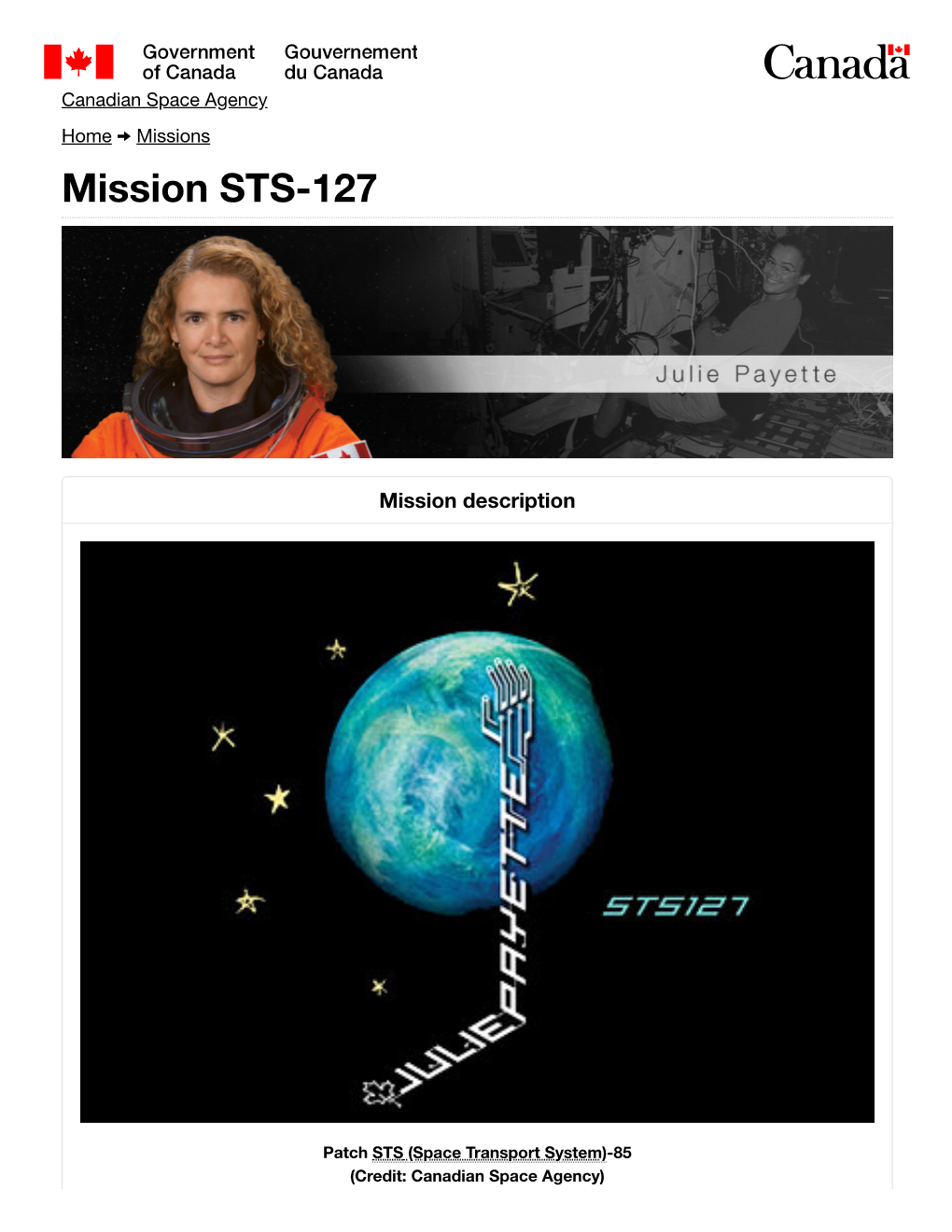 Mission STS-127