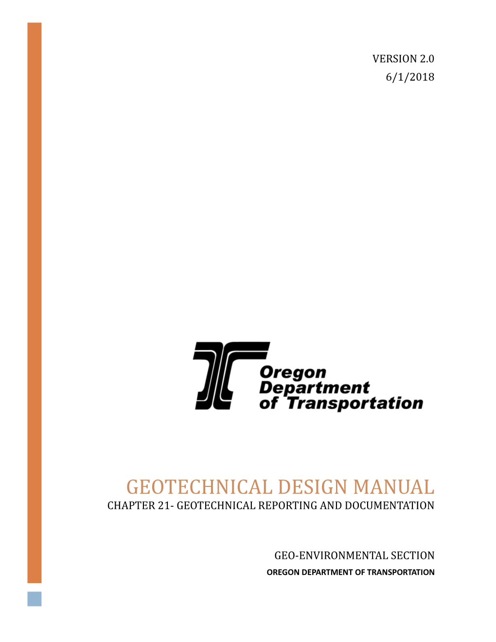 Geotechnical Desing Manual