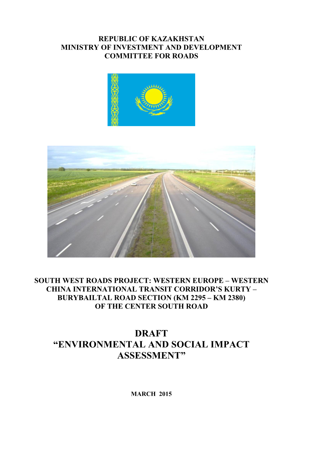 Environmental and Social Impact Assessment”