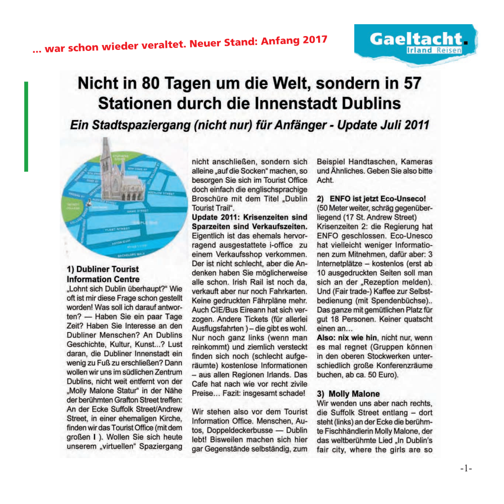 Anfang 2017 … Schon Wieder Veraltet … Stand: Februar 2016, Siehe Seiten 133 Und 135