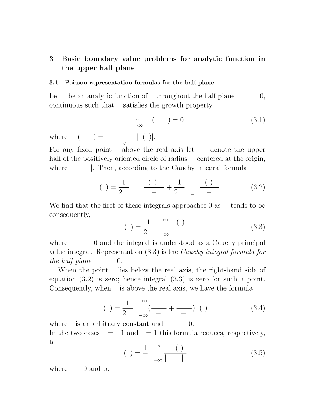Basic Complex Boundary Value Problems in the Upper Half Plane