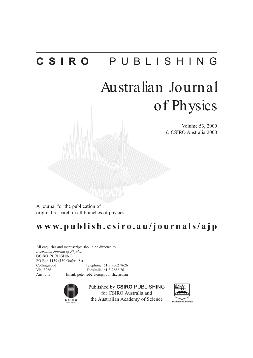 Australian Journal of Physics