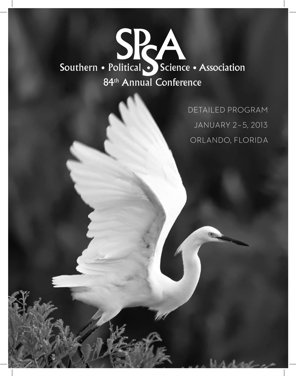 Detailed Program January 2–5, 2013 Orlando, Florida