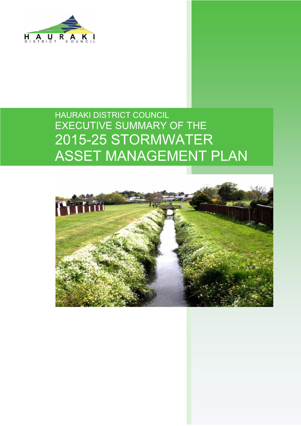 2015-25 Stormwater Asset Management Plan