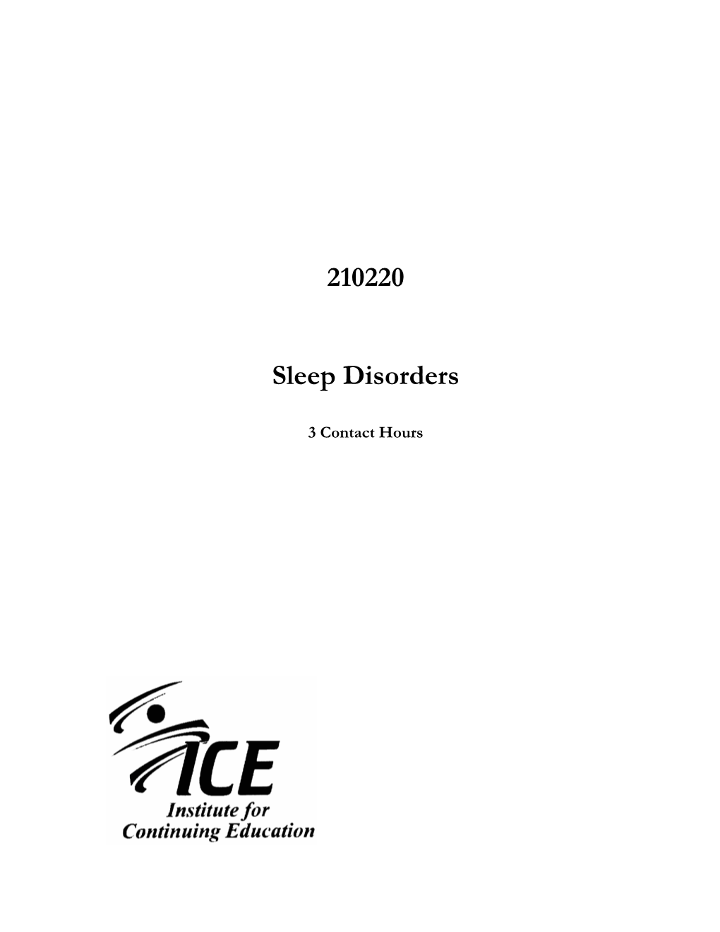 210220 Sleep Disorders