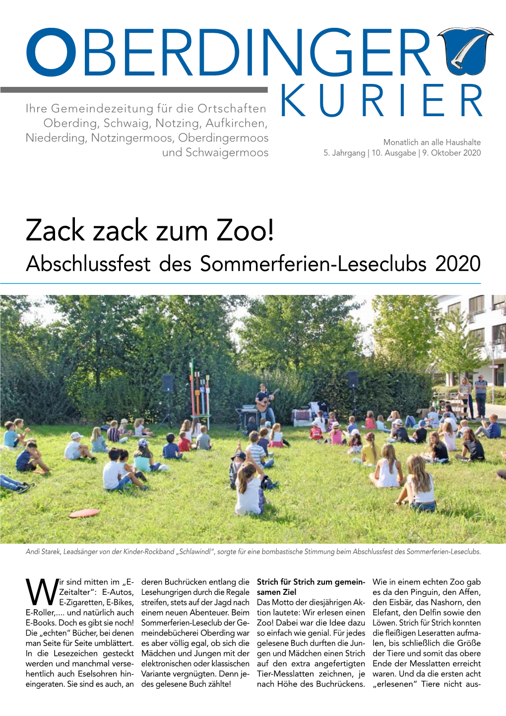 Oberdinger Kurier 10/2020