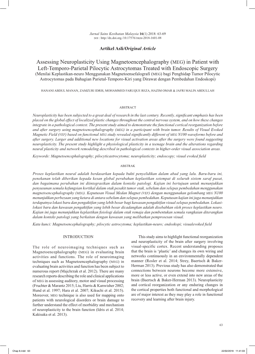 In Patient with Left-Temporo-Parietal Pilocytic Astrocytomas Treate