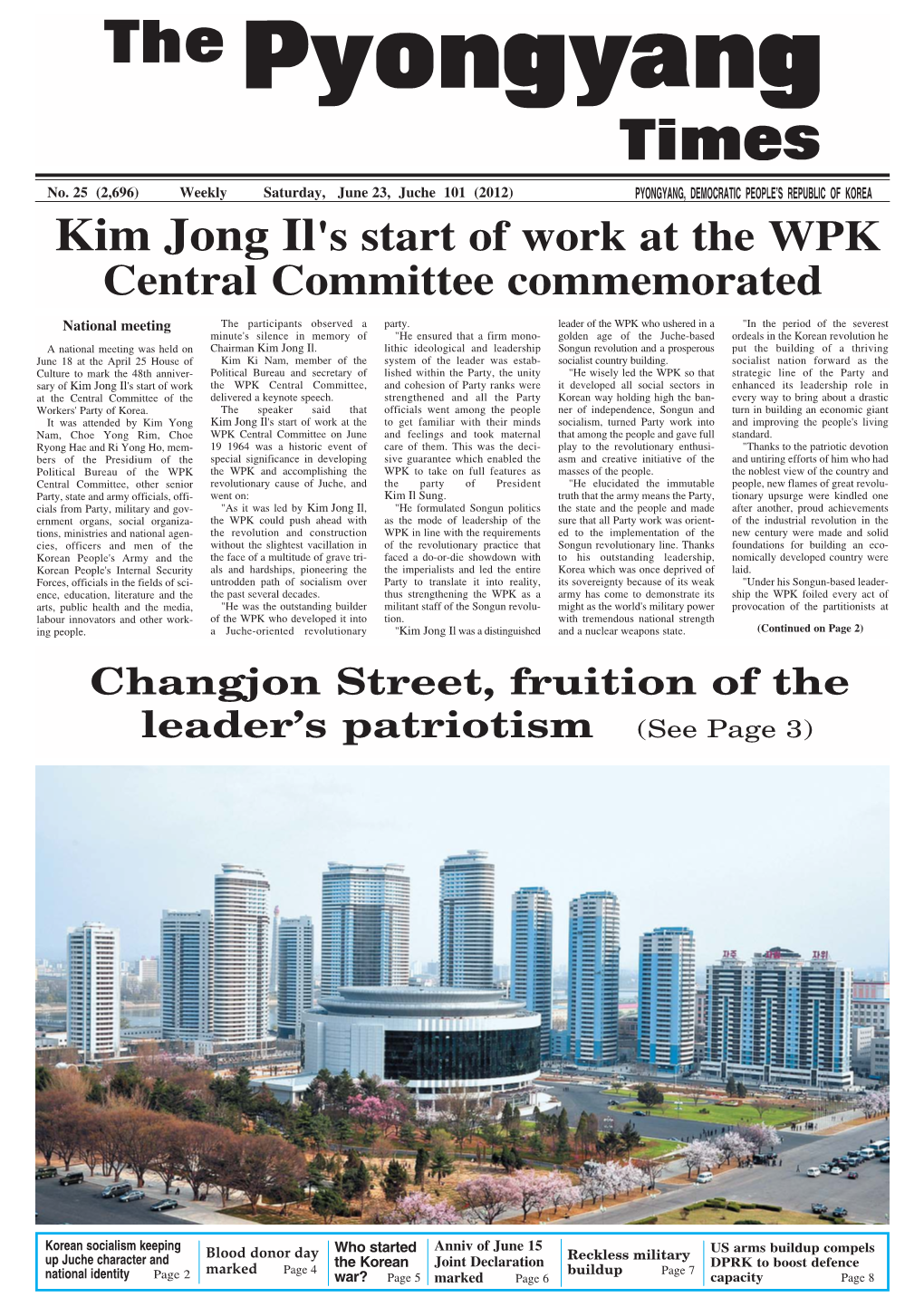 Pyongyang Times Issue 25