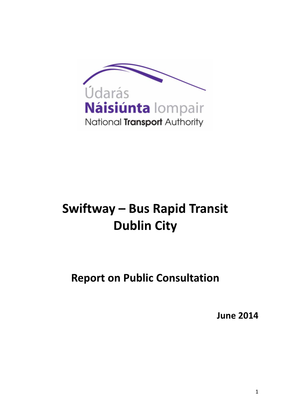 Swiftway – Bus Rapid Transit Dublin City