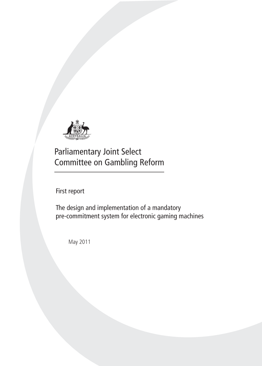 Parliamentary Joint Select Committee on Gambling Reform