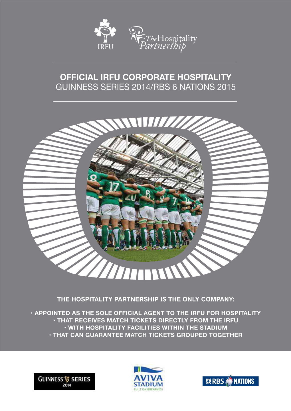 Official Irfu Corporate Hospitality Guinness Series 2014/Rbs 6 Nations 2015