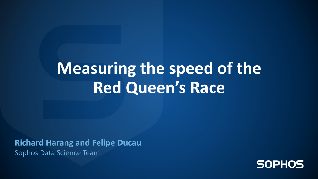 Measuring the Speed of the Red Queen's Race