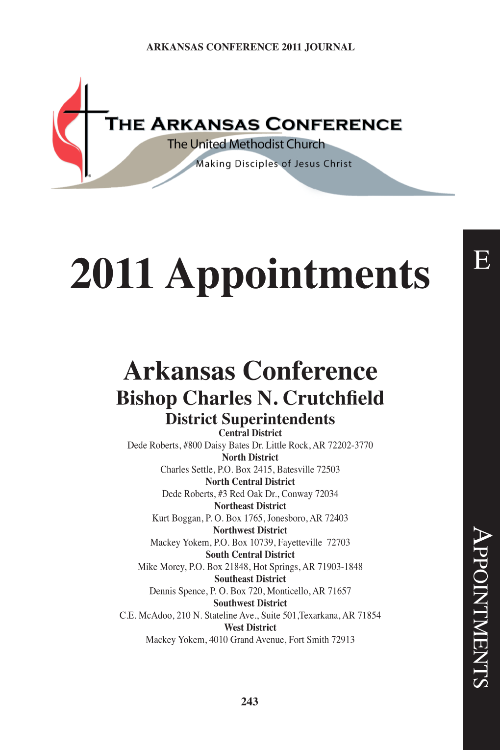 2011 Appointments