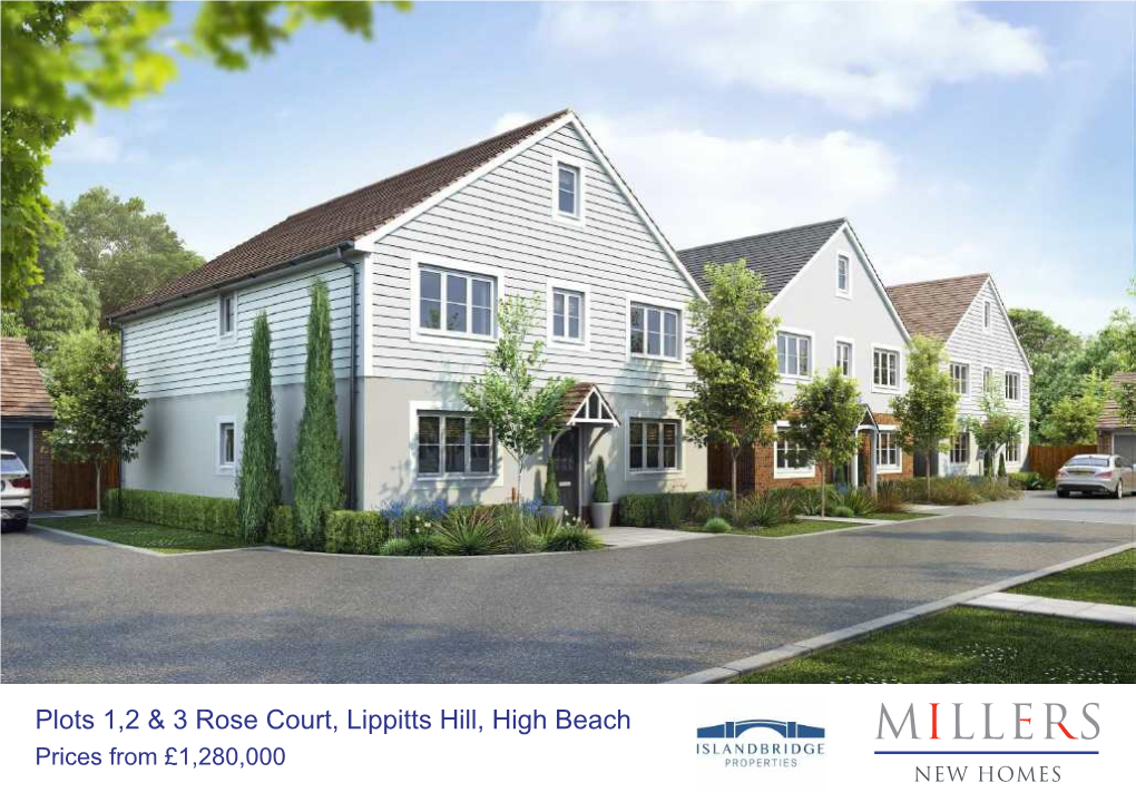 Plots 1,2 & 3 Rose Court, Lippitts Hill, High Beach