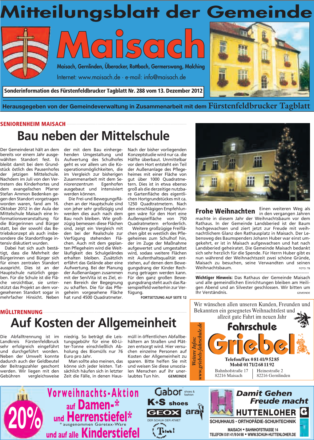 Mitteilungsblatt Dezember 2012 (4.33