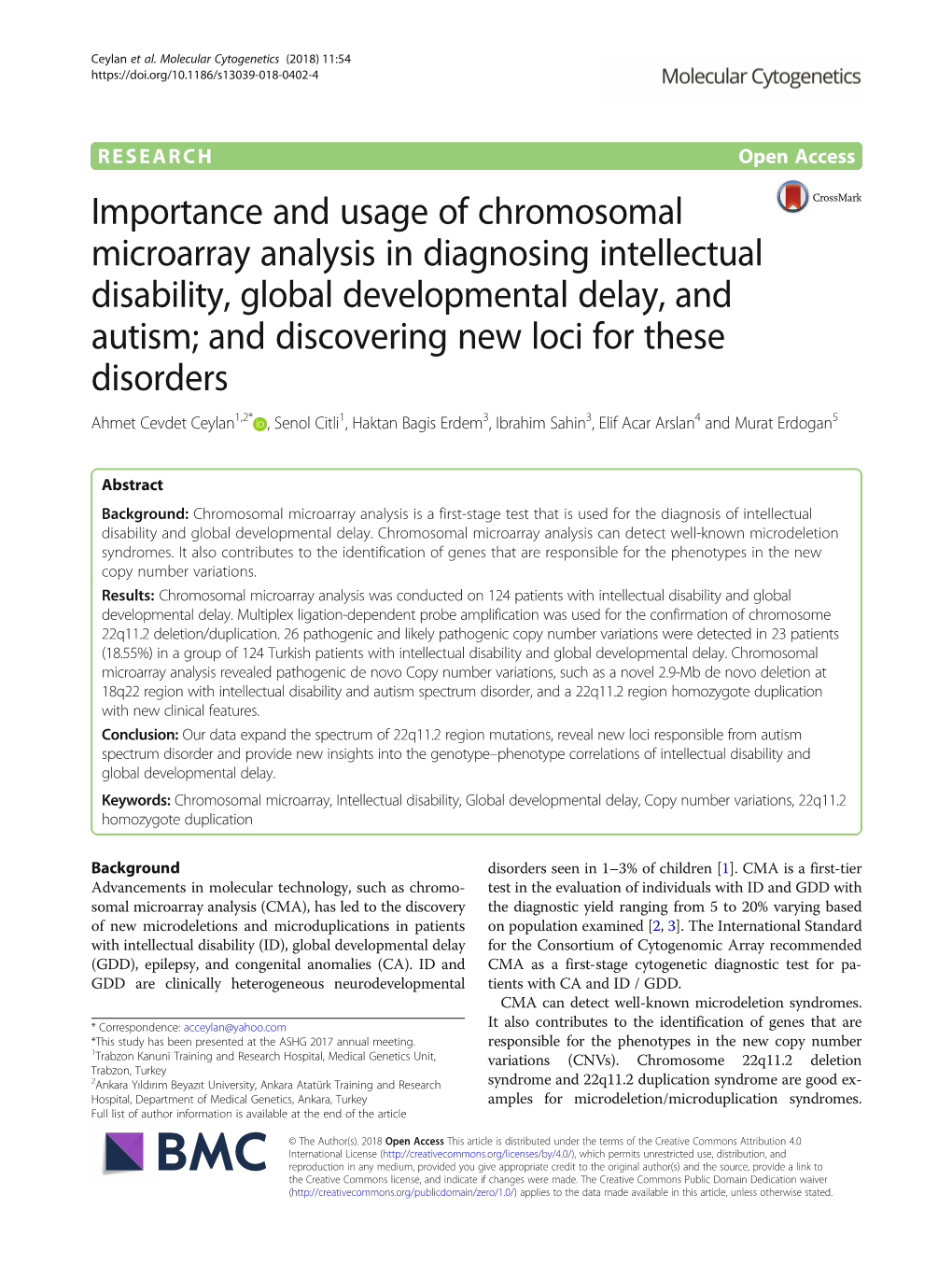 Importance and Usage of Chromosomal Microarray Analysis