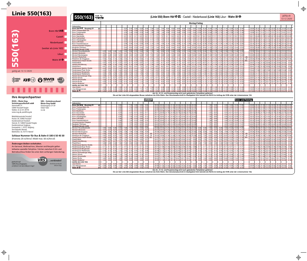 PDF Für Linie 550 Herrunterladen