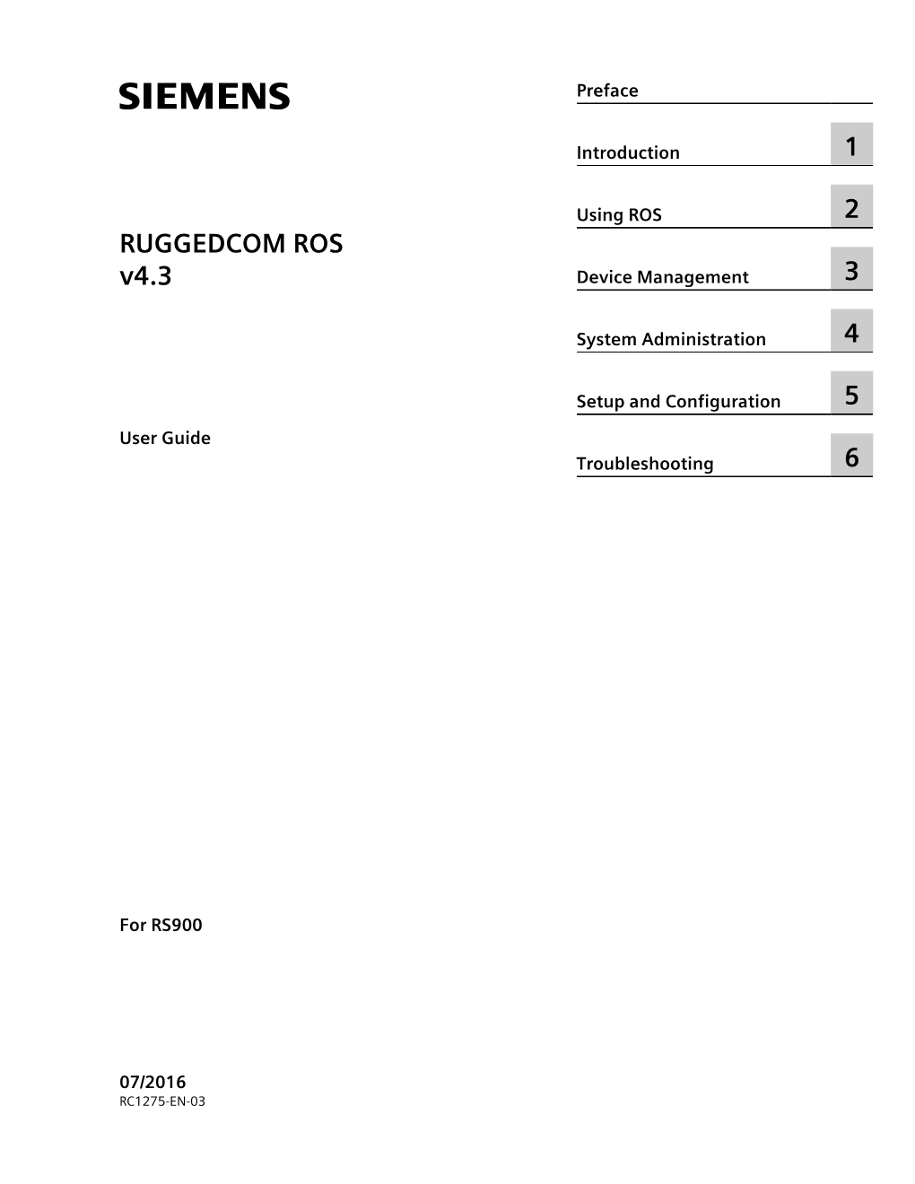 RUGGEDCOM ROS V4.3 Device Management 3