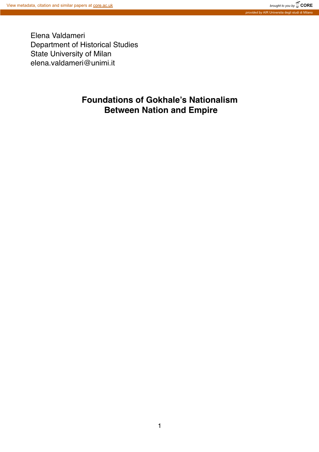 Valdameri Phd Dissertation Gokhale