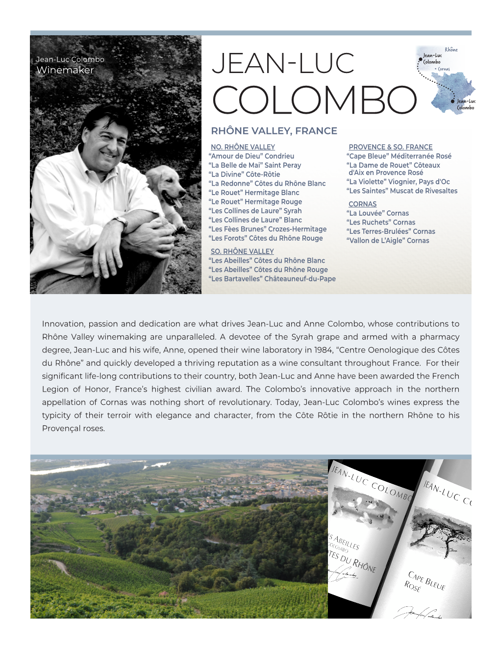 Colombo Colombo Winemaker JEAN-LUC • Cornas