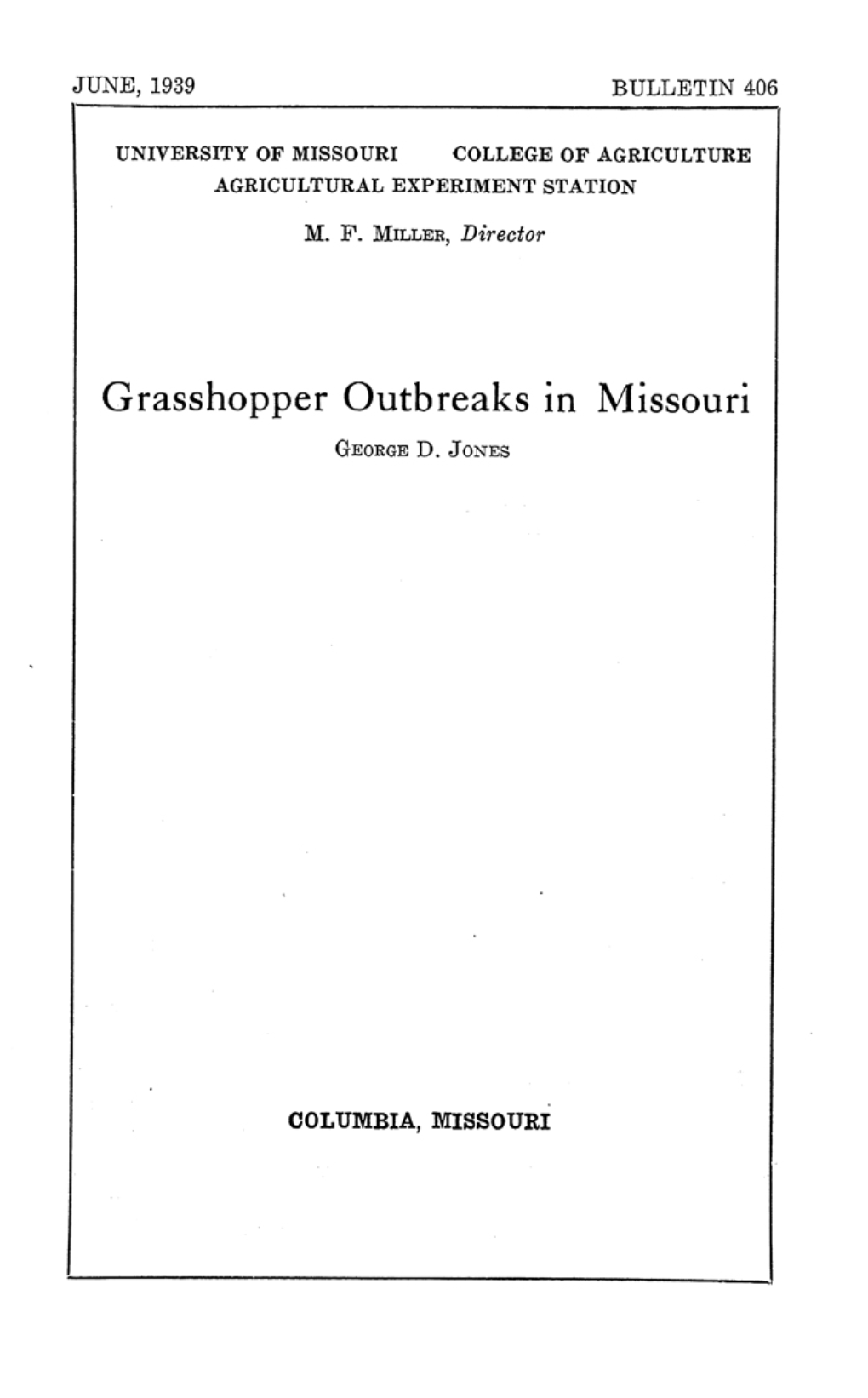 Grasshopper Outbreaks 10 Missouri