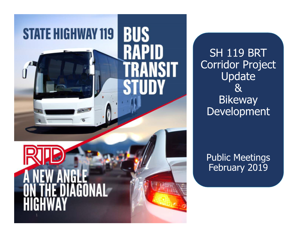 CO Highway 119 Bus Rapid Transit (BRT)