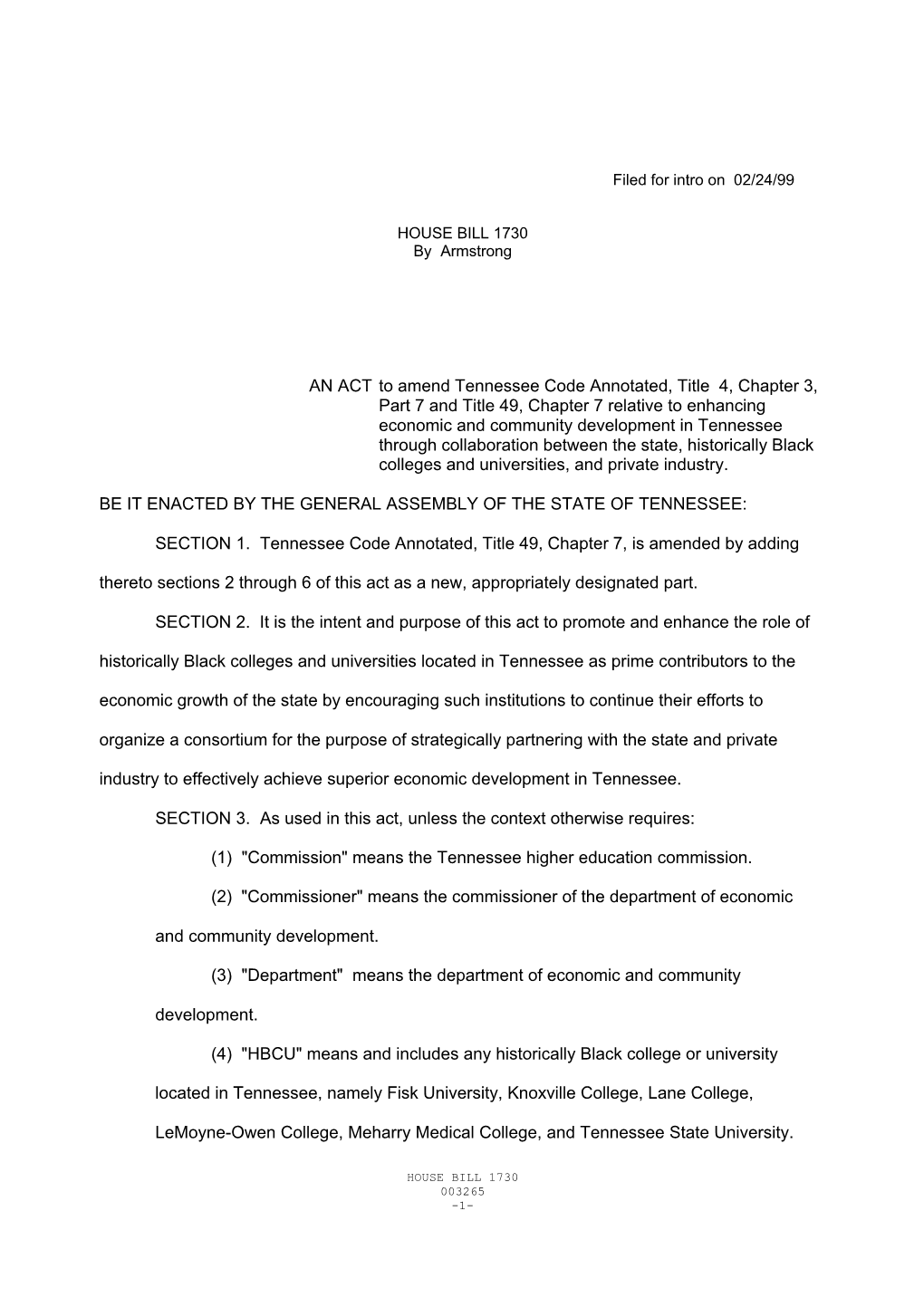 AN ACT to Amend Tennessee Code Annotated, Title 4, Chapter 3