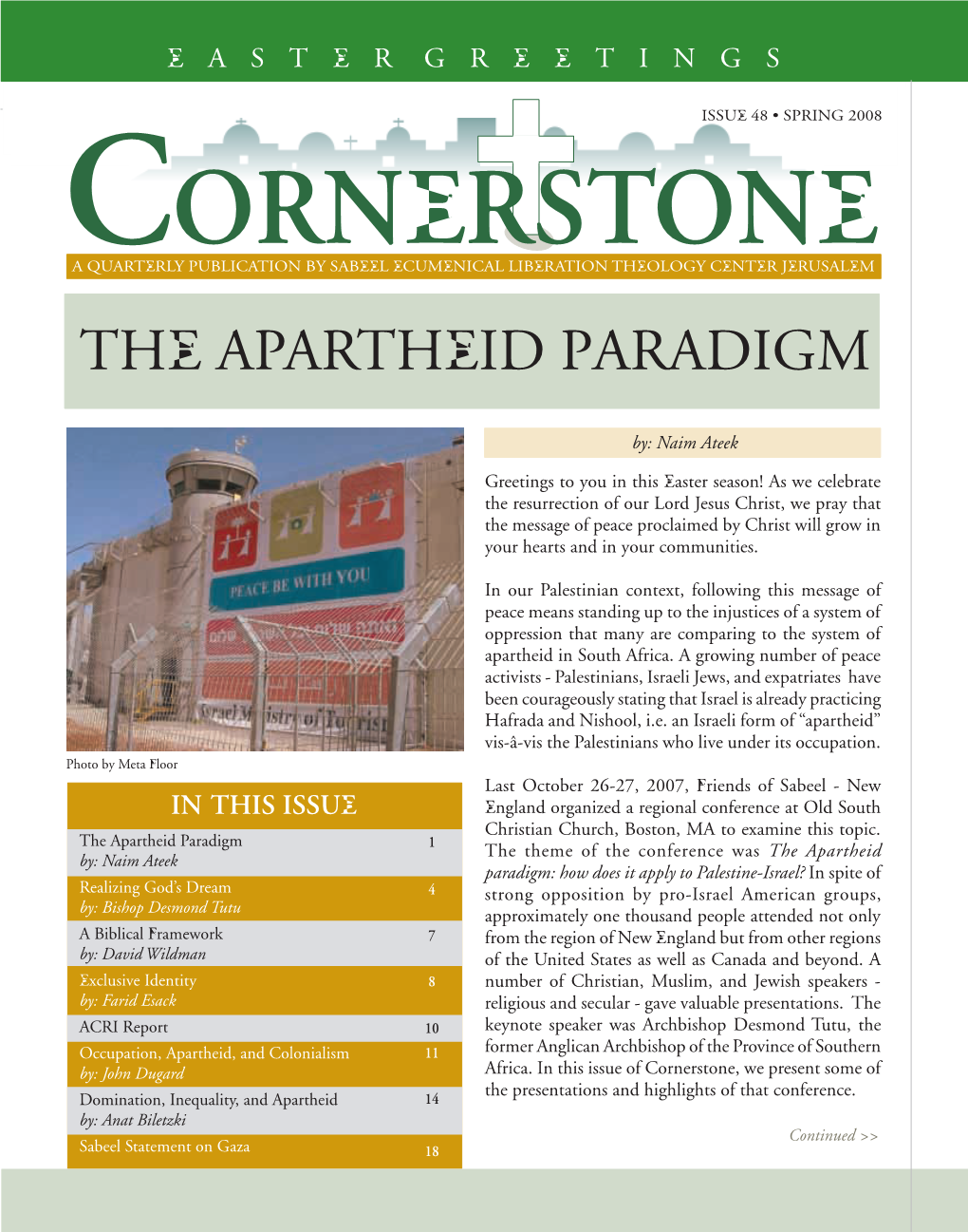 The Apartheid Paradigm