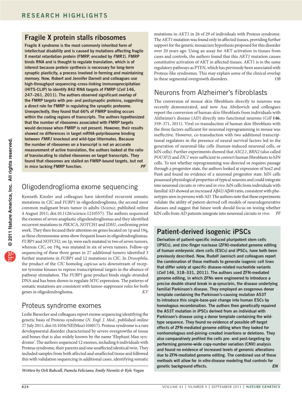 Fragile X Protein Stalls Ribosomes