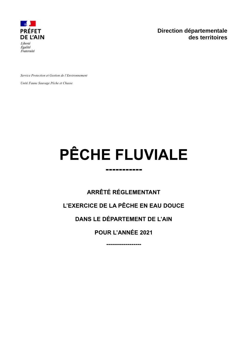 Pêche Fluviale