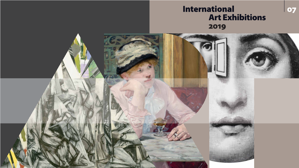 International Art Exhibitions 2019.07