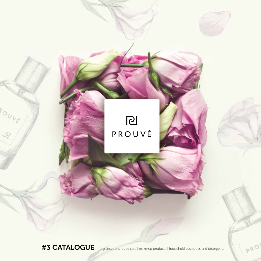 3 CATALOGUE Fragrances and Body Care | Make-Up Products | Household Cosmeti Cs and Detergents TABLE of CONTENTS