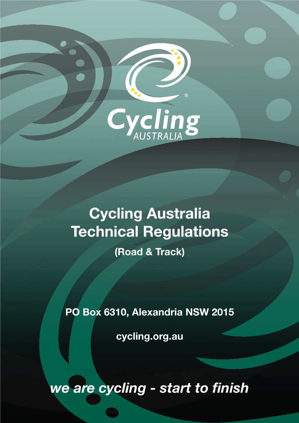 2012 Cycling Australia - Technical Regulations – Rev