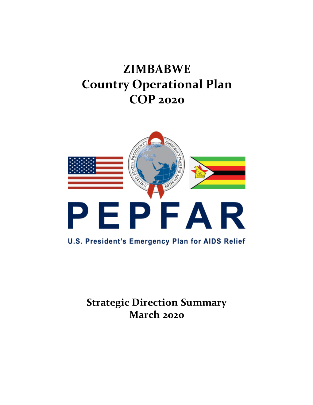 ZIMBABWE Country Operational Plan COP 2020