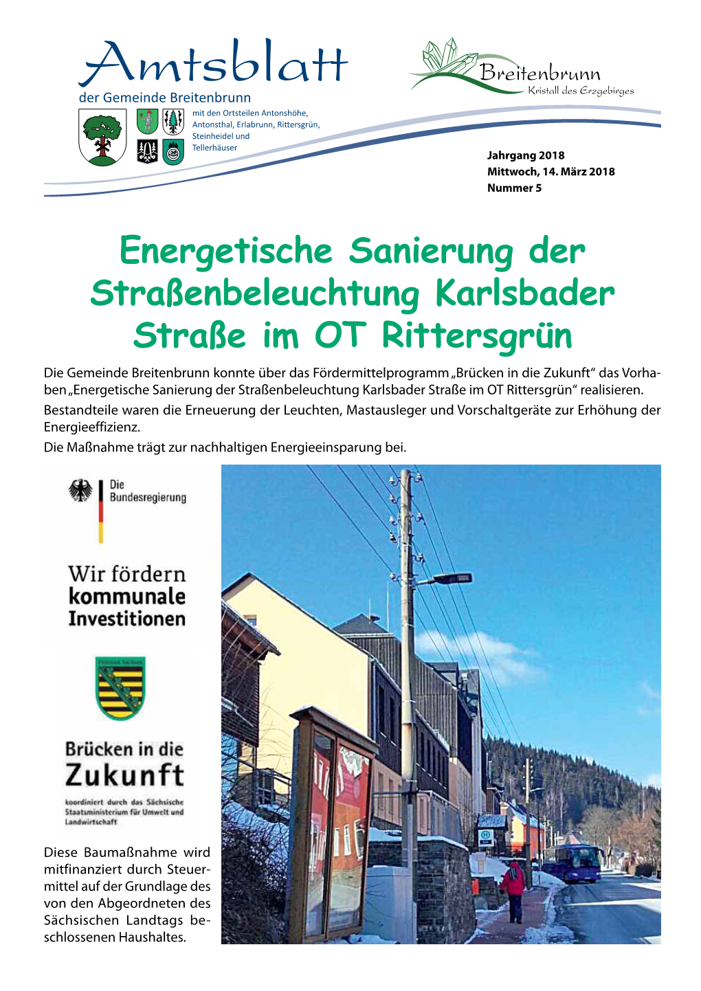 Energetische Sanierung Der Straßenbeleuchtung Karlsbader