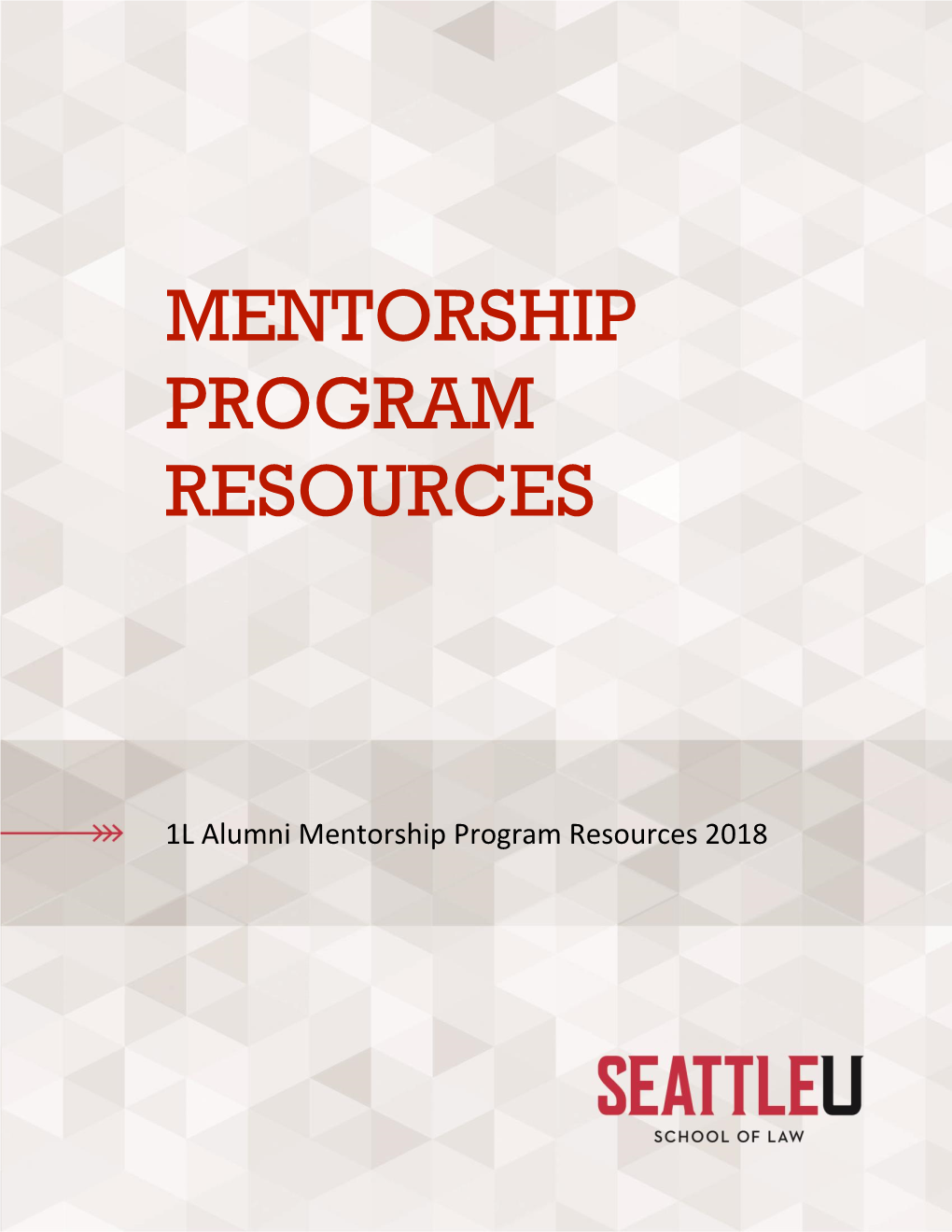 Mentorship Program Resources