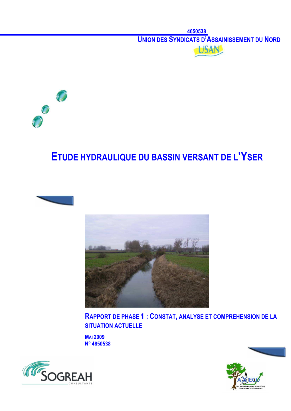 Etude Hydraulique Du Bassin Versant De L'yser