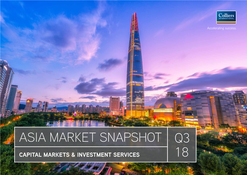 Asia Market Snapshot Q3