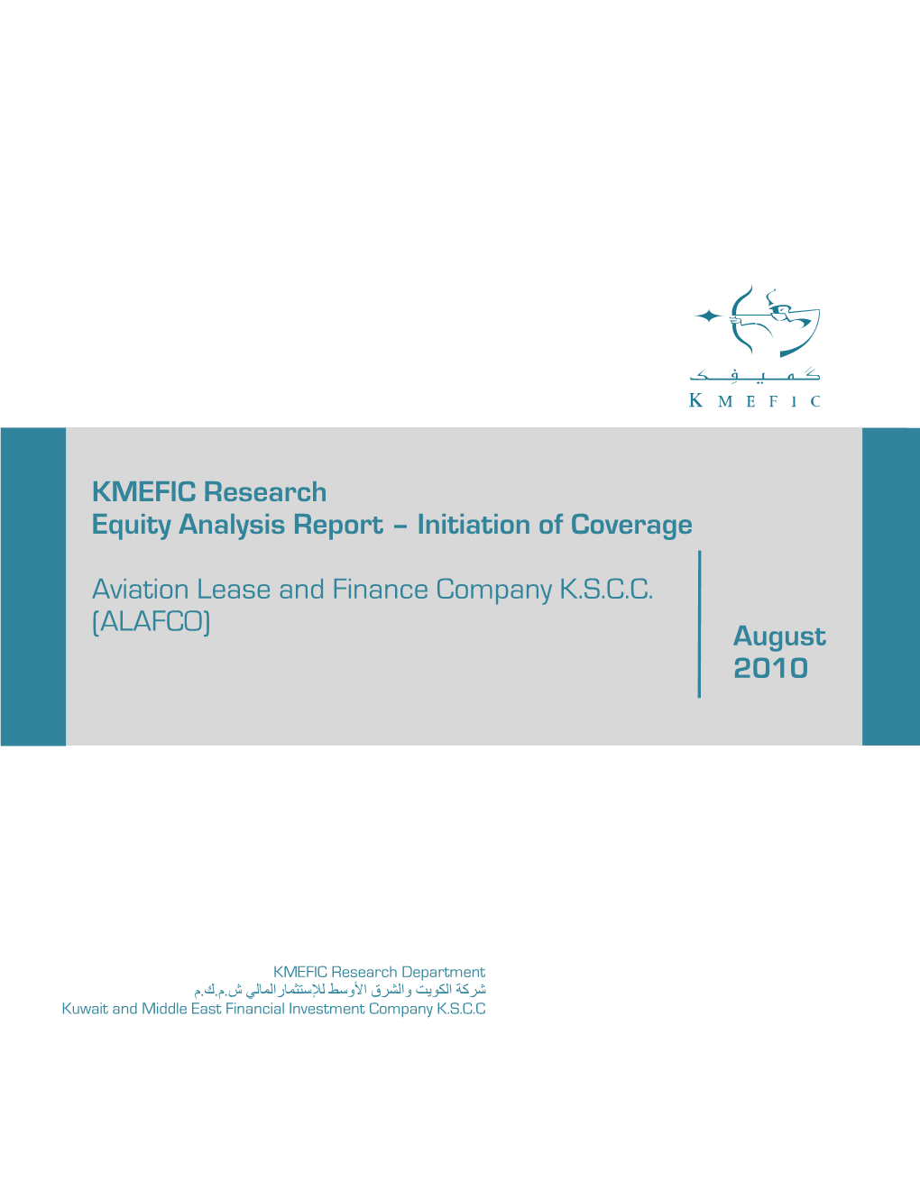 Expected Rate of Return on Equity in GCC KMEFIC Research Equity
