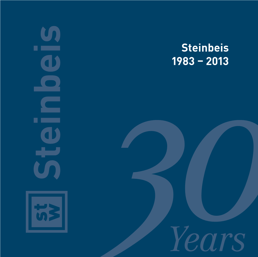 Steinbeis 1983 – 2013