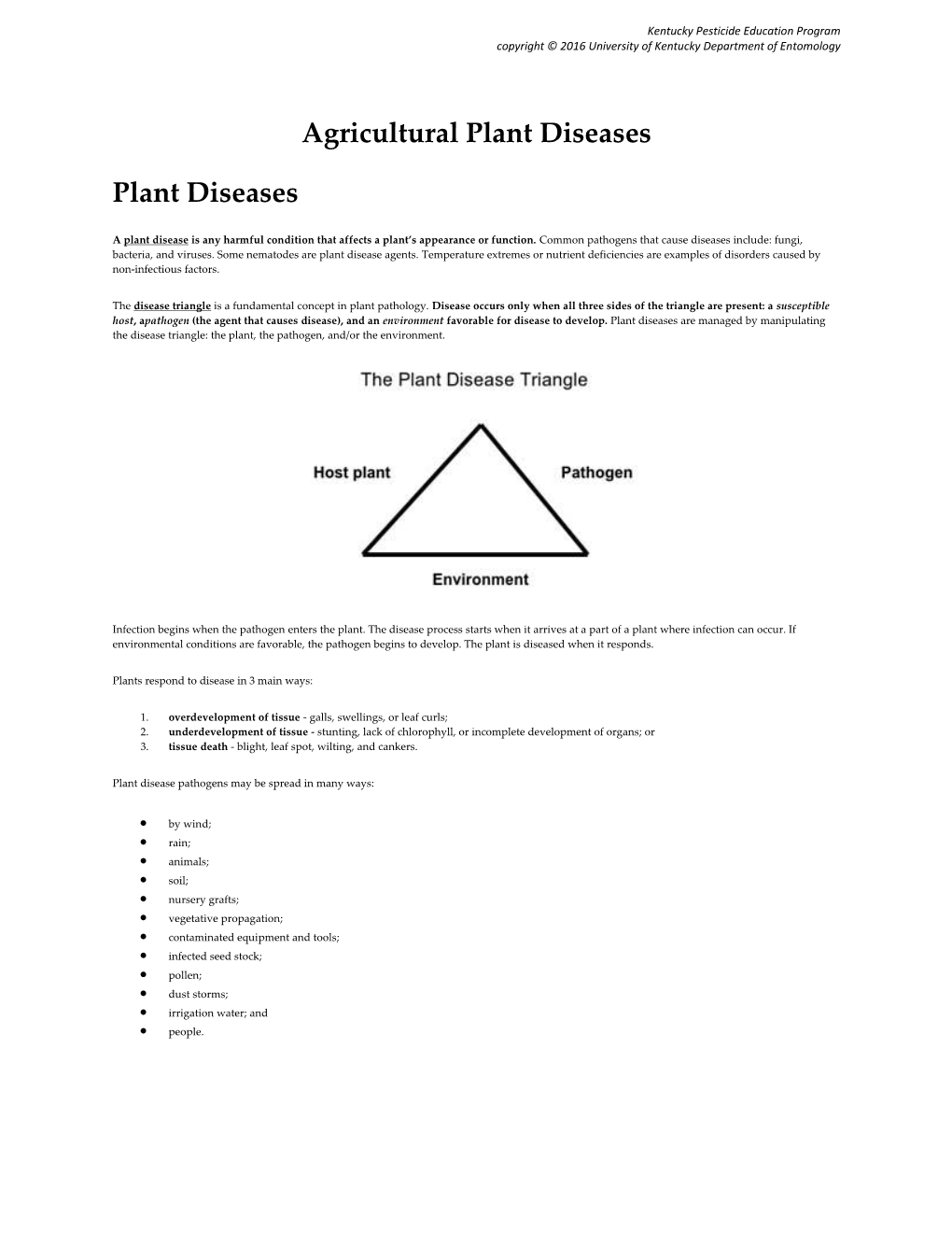 Diagnosis of Plant Diseases