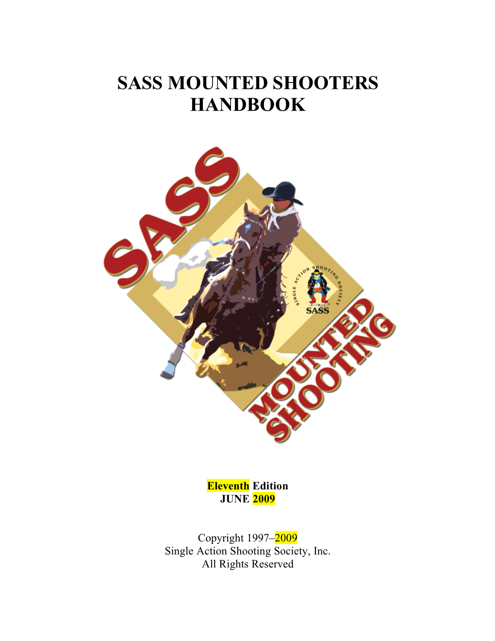 Sass Mounted Shooters Handbook