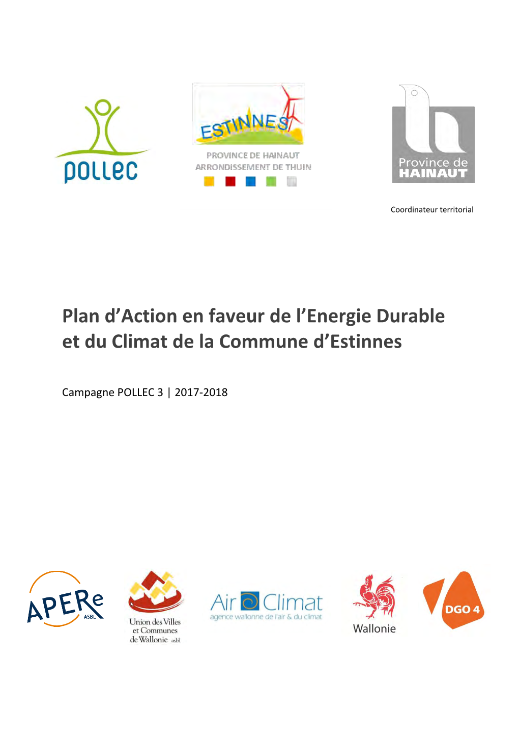 Plan D'action En Faveur De L'energie Durable Et Du Climat De La