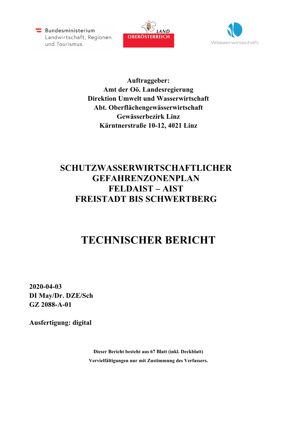 Technischer Bericht GZP Feldaist