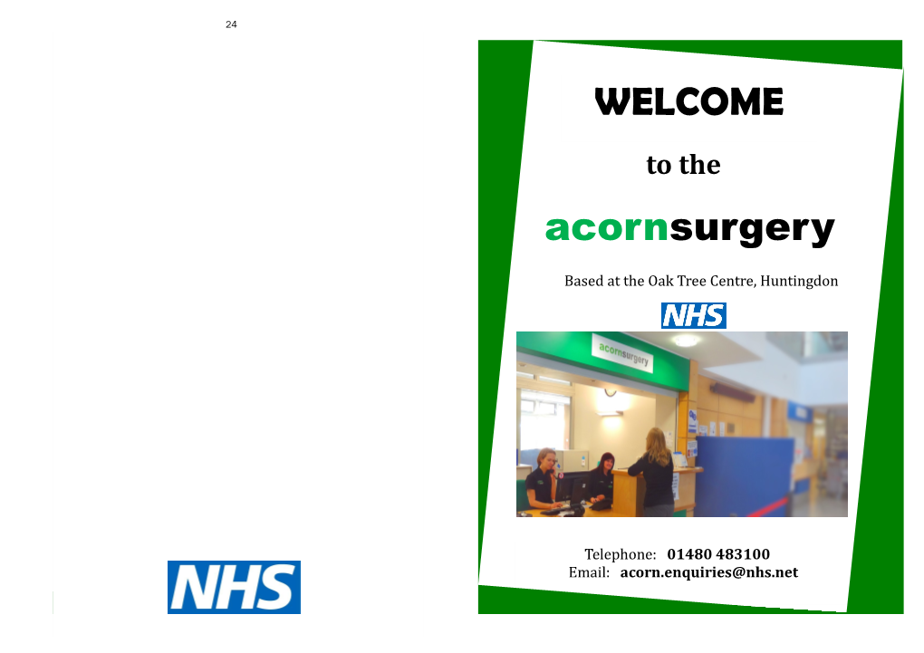 WELCOME Acornsurgery